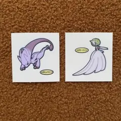 ポケモン メガミュウツー メガサーナイト ステッカー　ポケモンパン