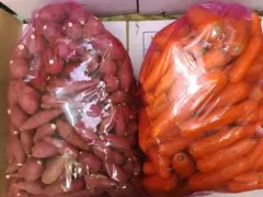熊本県産 にんじん&紅はるか (訳あり)