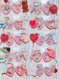 新作レジンキーホルダー ゆめかわセットシャカシャカ20個。