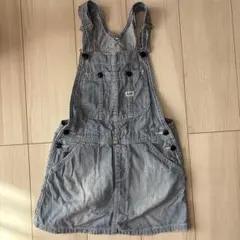 Lee ストライプオーバーオール 130cm