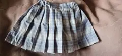 チェック柄スカート 130