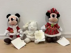 ディズニー クリスマス ぬいぐるみ 3体セット