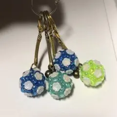 れもん様　鈴付きキーホルダー4個まとめて