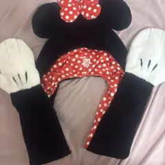 Disney ミニーマウス ファンキャップ 手袋付き