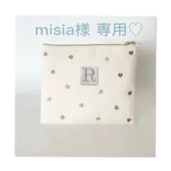 misia様　専用♡ ウエイト枠 刺繍イニシャルポーチ♡
