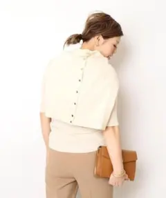 Deuxieme Classe FF grace クルーネックカーディガン