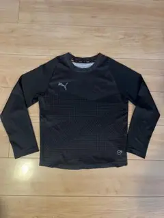 Puma DRY CELL ブラック長袖シャツ　140