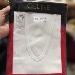 CELINE セリーヌ 半袖U首シャツ ホワイト LAサイズのサムネイル