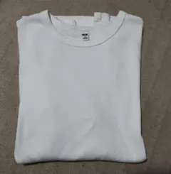 UNIQLO　ユニクロ　ソフトリブクルーネックT　ホワイト　XLサイズ　1枚