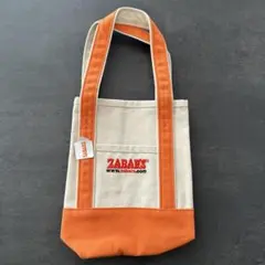 Zabar's キャンバス トートバッグ オレンジのサムネイル