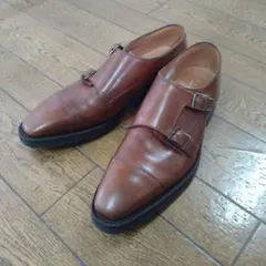 リーガル ダブルモンクストラップ レザーシューズ 47UR