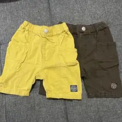 ハーフパンツ 100cm 2色セット