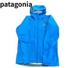 Patagonia パタゴニア　ナイロンシェルジャケット　希少カラー 希少 デカタグ 80s パタゴニア ナイロンシェル ジャケット 紺系 S 裏