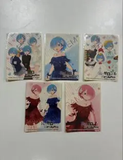 Re:ゼロから始める異世界コラボ オリジナルステッカー　5種類✖️10枚セット