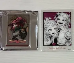 ヒロアカ　ジャンプフェスタ　箔入りアクリルカード　パブミラー風ステッカー