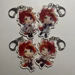 すとぷり　莉犬　アクリルキーホルダー　4種セット
