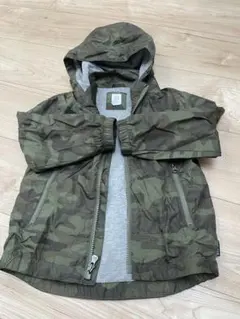 カモフラージュ　迷彩　フード付きマウンテンパーカー　ブルゾン