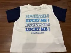 COMME CA ISM Tシャツ LUCKY ME! ロゴのサムネイル