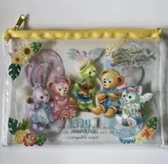 し*·様 ダッフィーフレンズ　クリアポーチ