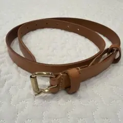AZUL by moussy レディース ベルト ブラウン ゴールド　美品ベルトのサムネイル