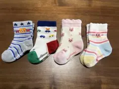 ホットビスケッツ　ベビー靴下11-13センチ　4足セット
