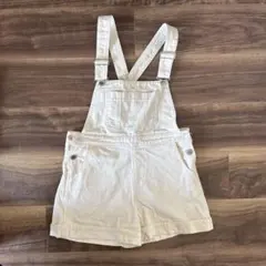 lovetoxic オーバーオールショートパンツ S アイボリー