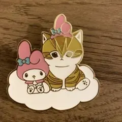 mofusand×サンリオコラボ　マイメロディ ピンバッジ