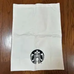 スターバックス ギフト袋 布 大きめ 白 ラッピング スタバ