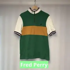 FRED PERRY フレッドペリー ドット柄 ポロシャツ 黒×ベージュ 10 