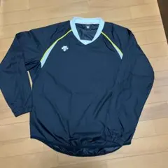 スポーツウェア 長袖 Vネック 黒