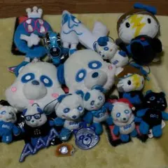 AAA ぬいぐるみ リング 與真司郎 Blue ブルー 青