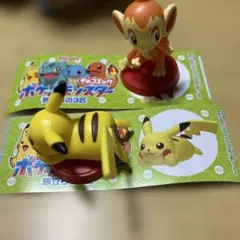 ポケモンチョコエッグ　ピカチュウ　ヒコザル