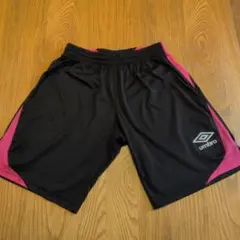 UMBRO アンブロ ショートパンツ ブラック ピンクのサムネイル