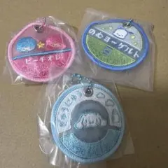 サンリオ ミルクキャップ　シアーチャーム　シナモン　キキララ　ポチャッコ