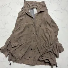 新品タグ】la peau de gem toggle blouse ブラウン - メルカリ