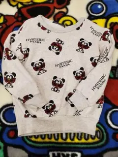 ヒスミニ　パンダ　トレーナー　105　総柄