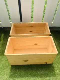 リンゴ箱　2箱セット