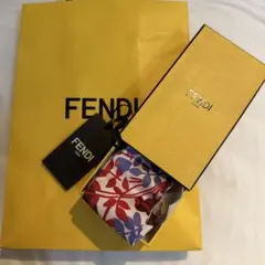 新品未使用FENDI ラッピー　シルクスカーフ　タイスカーフ