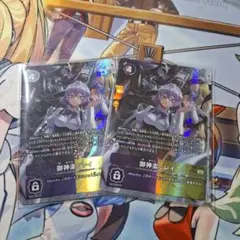 デジモンカード　御神楽ミレイ パラレル　4枚セット 御神楽ミレイ EX6 パラレル4枚セット - メルカリ