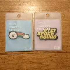 BT21 ワッペンステッカー 2枚セット