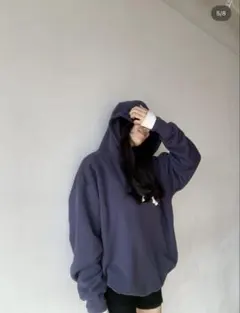 シールームリン　Volume Sweat フーディー　ネイビー