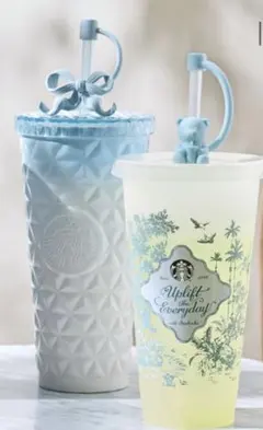 ステンレスコールドカップタンブラーナチュラルブルーリユーズアルカップベアリスタ