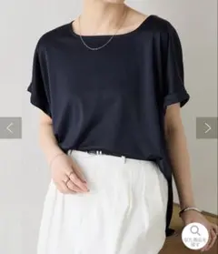 h*i様 新品、タグ付き❤️コラージュガリャルダガンテ　ストレッチサテンTシャツのサムネイル