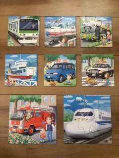 くもん ステップアップ ジグソーパズル のりものだいすきSTEP1