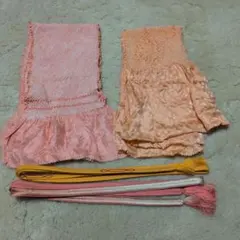 オレンジ系 和装小物 2点セット