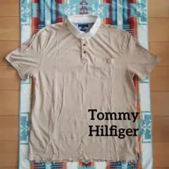 Tommy Hilfiger トミーヒルフィガー ベージュ ポロシャツ XXL
