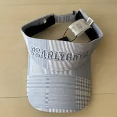 PEARLY GATES ストライプ バイザー