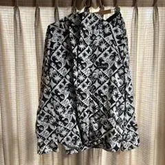 WILD THINGS XL ナイロンジャケット ブラック/ホワイトのサムネイル