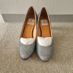 LANVIN en Bleu ランバン　パンプス 上品　シルバー 　22.5のサムネイル