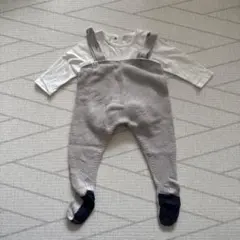 マールマール　ロンパース+ニットパンツツナギ　ニットタイツのサムネイル